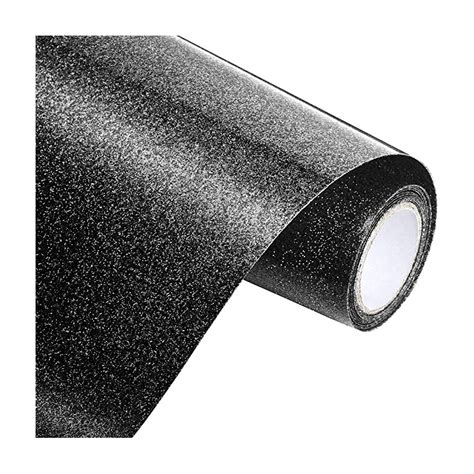 pu  shirt transfer vinyl glitter black cm   shop today