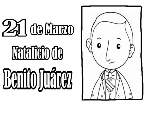 Dibujos De Benito Ju Rez Para Colorear Para Colorear Pintar E