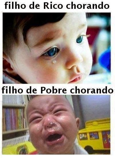 Diferenças entre o filho do pobre e o filho do rico Não leve por trás