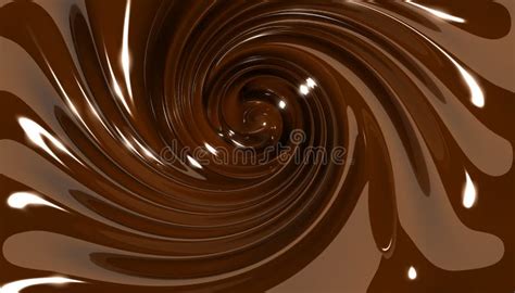 Chocolate swirl twirl stock illustration. Illustration of close - 17404754