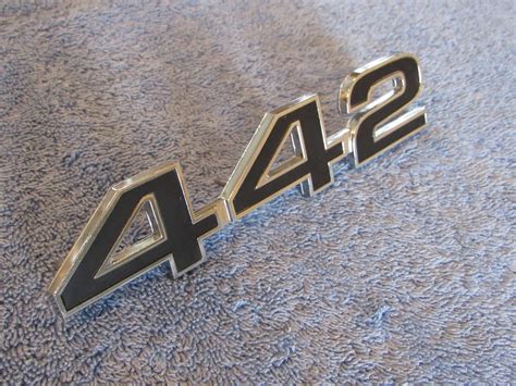 Nos 1968 Olds 442 Trunk Lid Emblem