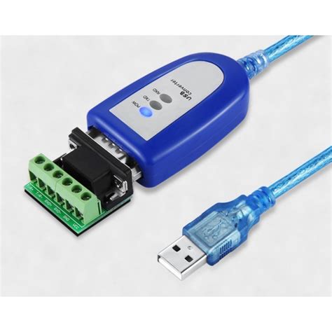 Cable Convertidor De USB A RS485 422 DB9 FTDI FT232 Con Adaptador