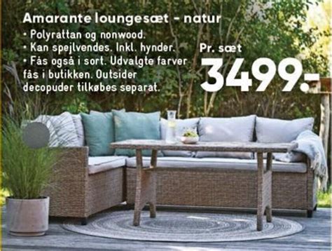 Amarante Lounges T Natur Tilbud Hos Bilka