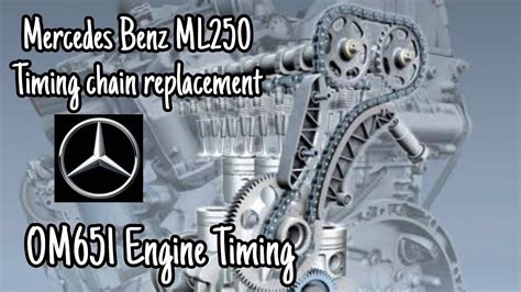 Mercedes Benz Om Engine Timing Chain Replace W Ml Youtube