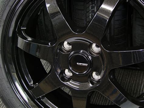 HOT STUFF ホットスタッフ G speed ジースピード G 03 155 5J 43 PCD100 4H ブラックメタリック ZEETEX ジーテックス ZT1000