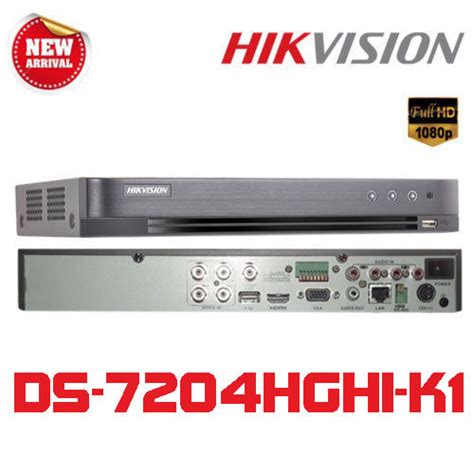 Hikvision Brand 4 Channel 8 Ch 1080p Lite 1U H 265 DVR Model DS