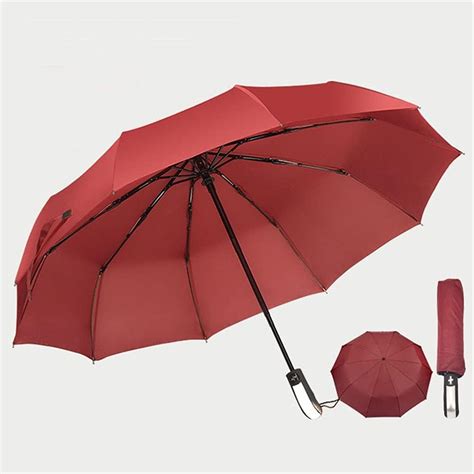 Automatic Folding Umbrella Large Size Windproof Outdoor Umbrella Travel