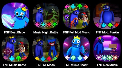 Fnf Rainbow Friends Fnf Beat Blade Music Night Battle Funkin Music