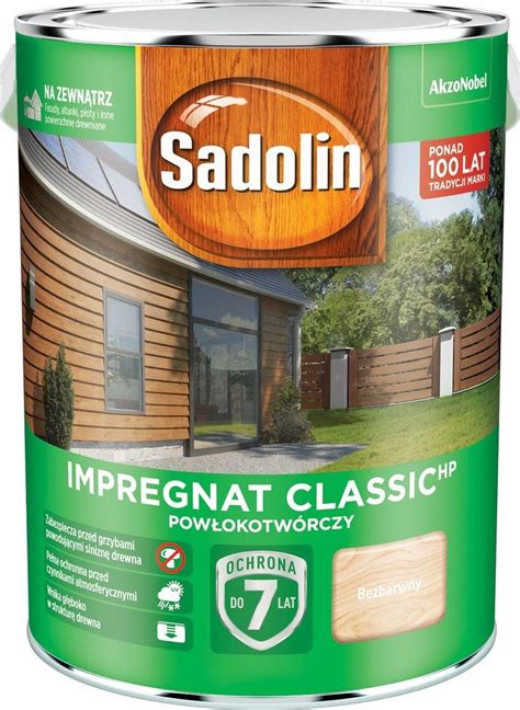 Sadolin Impregnat Do Drewna Bezbarwny 5 L Classic Opinie I Ceny Na