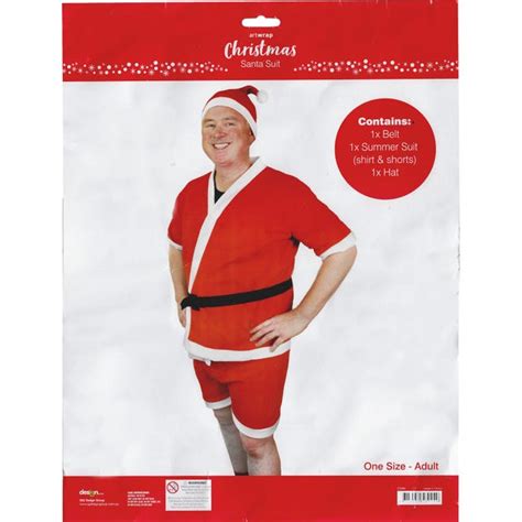 Adult Summer Santa Costume | Christmas | Occasion & Event Party ...