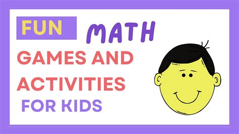 Fun Math Games and Activities for Kids - kiddymore