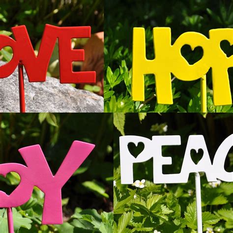 Peace Hope Love Sign - Etsy