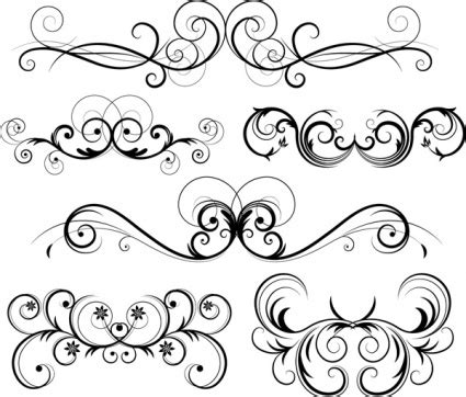 free vector swirls #1814261