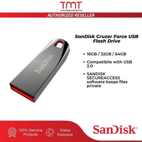 Tmt Sandisk Cruzer Cz Gb Gb Gb Force Usb Flash Drive