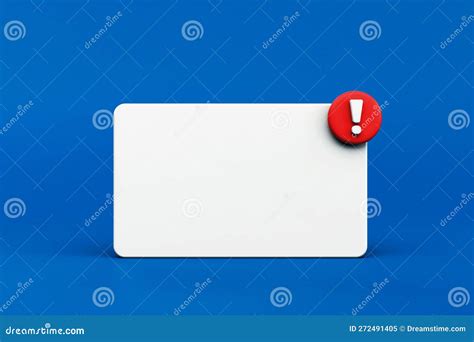 D White Reminder Popup Bell Push Notification Symbol Empty