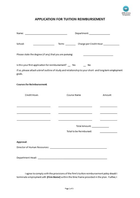 Tuition Agreement Template Sfiveband