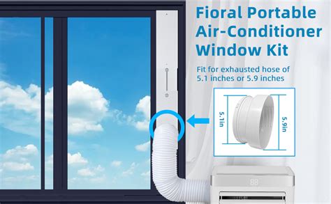 Fioral Sliding Door Ac Vent Kit Sliding Window Air Conditioner Vent Kit For 5 1