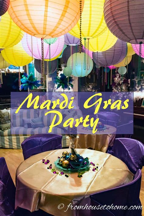 Mardi Gras Party Ideas Entertaining Diva From House To Home