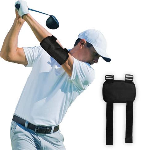 Nofaner Golf Swing Training Aid Elbow Trainer Straight Arm Golf Training Aid With Tik Tok Sound