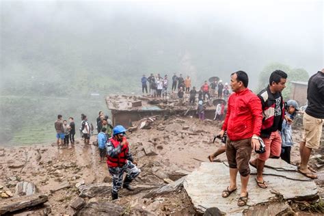 Landslides In Nepal Kill 12 People At Least 21 Missing │ Gma News Online