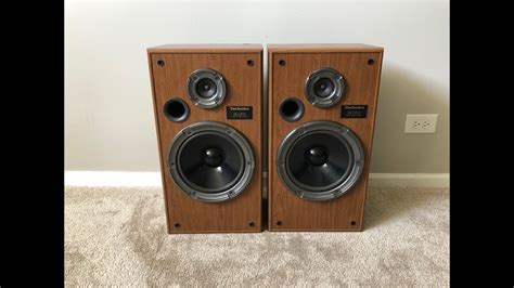 Technics Sb Cr Way Home Floor Standing Speakers Youtube