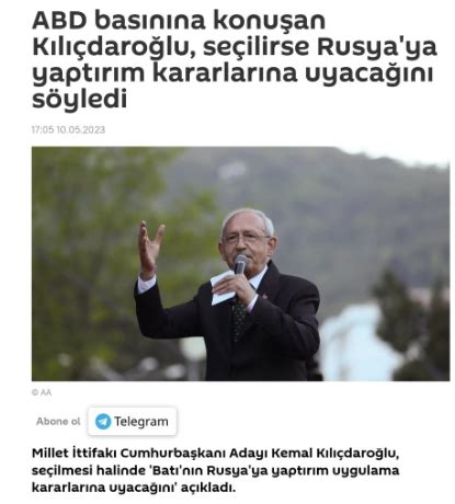 Fatih Ali Canli on Twitter Kılıçdaroğlu bu kararı ABD basınına