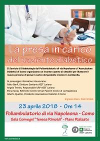 La Presa In Carico Del Paziente Diabetico Como Italia