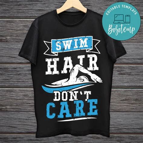 Swim Hair Don T Care Shirt SVG PNG File Bobotemp