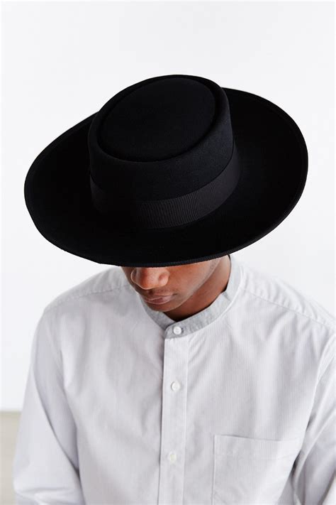 Bailey Of Hollywood Cosgrove Wide Brim Pork Pie Hat In Black For Men Lyst