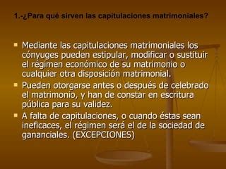 Regimen Economico Matrimonial Ppt