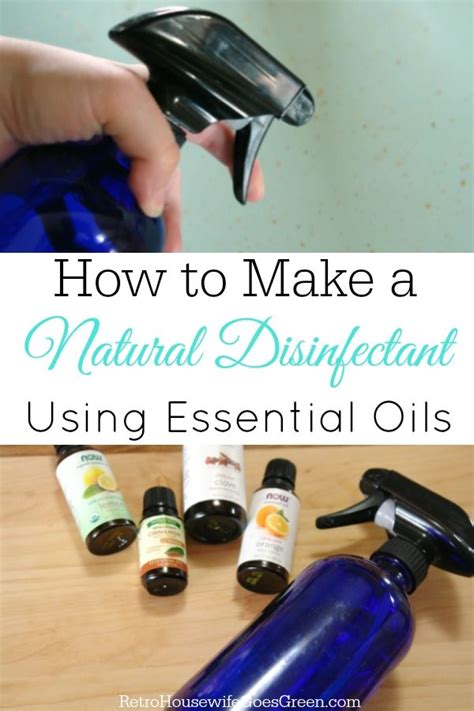 Powerful Diy Disinfectant Spray That S All Natural Homemade Lysol Artofit