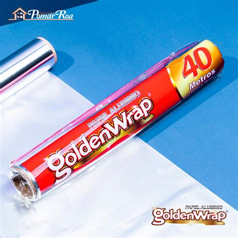 Venta Rollo Papel Aluminio Repuesto Metros Marca Goldenwrap Bogot