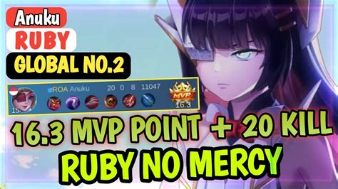 16 3 Mvp Point 20 Kill Unkillable Ruby Show No Mercy Gameplay