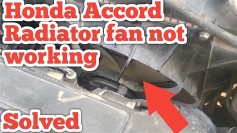 2008 To 2015 Honda Accord Radiator Fan Not Working Solved YouTube