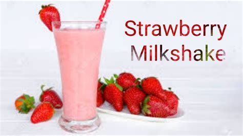 Tamilinforh Strawberry Milkshake In Tamil Milkshake Strawberry Cold