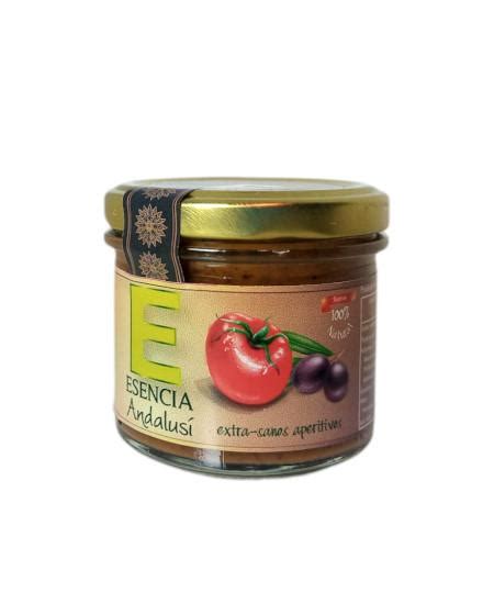 Tapenade De Aceituna Negra Y Tomate Con Aove G Esencia Andalus