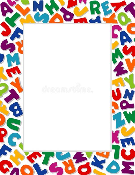 Alphabet Border Stock Illustrations – 23,070 Alphabet Border Stock ...