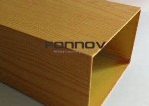 Wood Finish Aluminum Extrusion For Architecture Fonnov