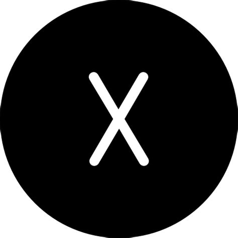 Letter X Roundicons Premium Solid Icon