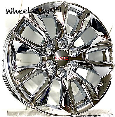 Chrome Oe Rd Replica Rst Wheels Fits Gmc Sierra Yukon Denali