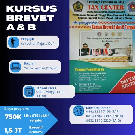 Kursus Brevet A B STIE INDONESIA JAKARTA