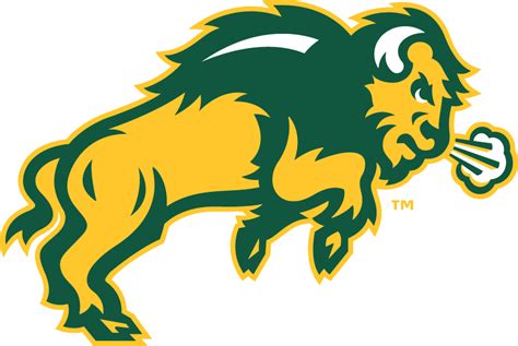 North Dakota State Bison Logo Secondary Logo Ncaa Division I N R