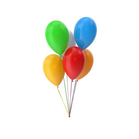 Balloons 3d Model Turbosquid 1949208