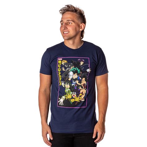 My Hero Academia Shirt Men S Boku No Hero Poster T Shirt Walmart