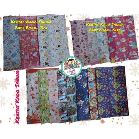 Jual Kertas Kado Tebal Sanwa Kartu Ucapan Tambahan Kemasan Untuk Kado