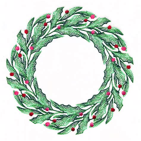 Holly & Berries Christmas Wreath