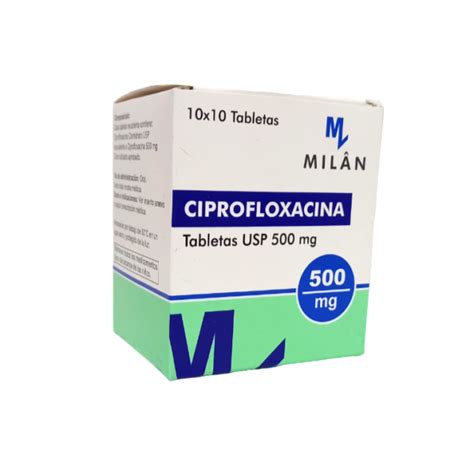 Ciprofloxacina Mg Tabletas X Profares Srl