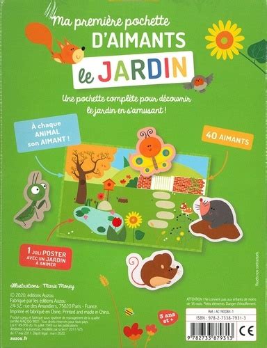 Ma Premi Re Pochette D Aimants Le Jardin Avec De Marie Morey