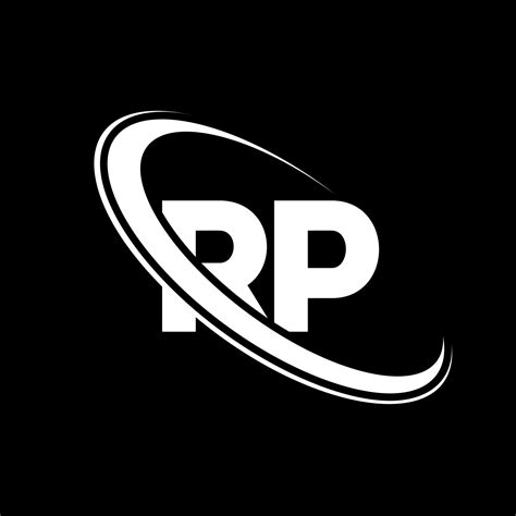 Rp Logo R P Design White Rp Letter Rp Letter Logo Design Initial