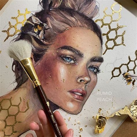 Just Artist Humid Peach Instagram Photos And Videos Watercolor